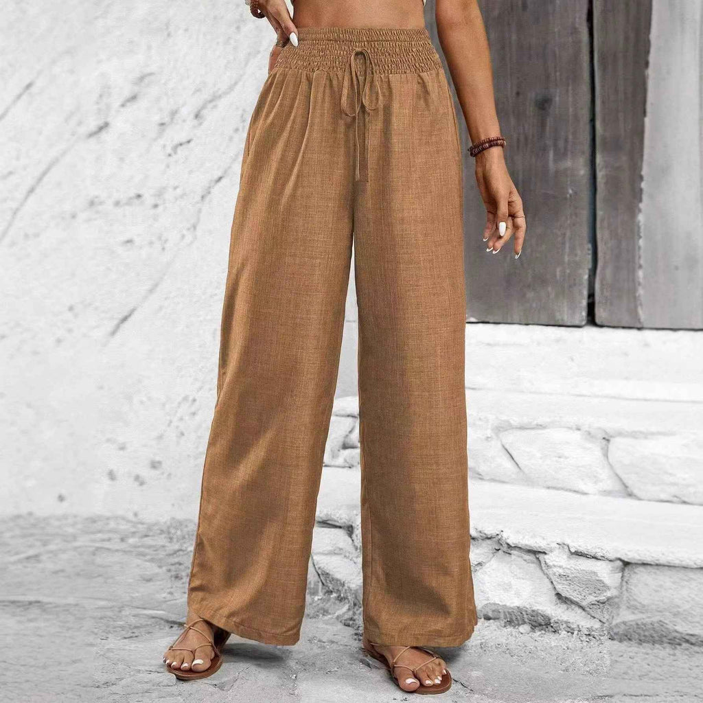 High-Waist Straight-Leg Trousers — 7 Colours, S–XXL