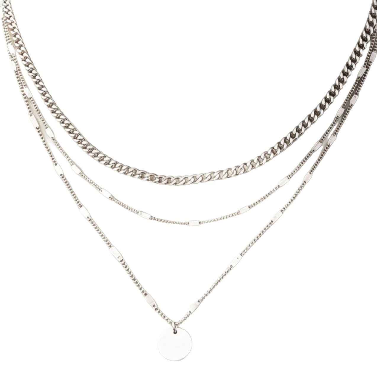 Multilayer Fashionable Versatile Necklace For Layered Styling