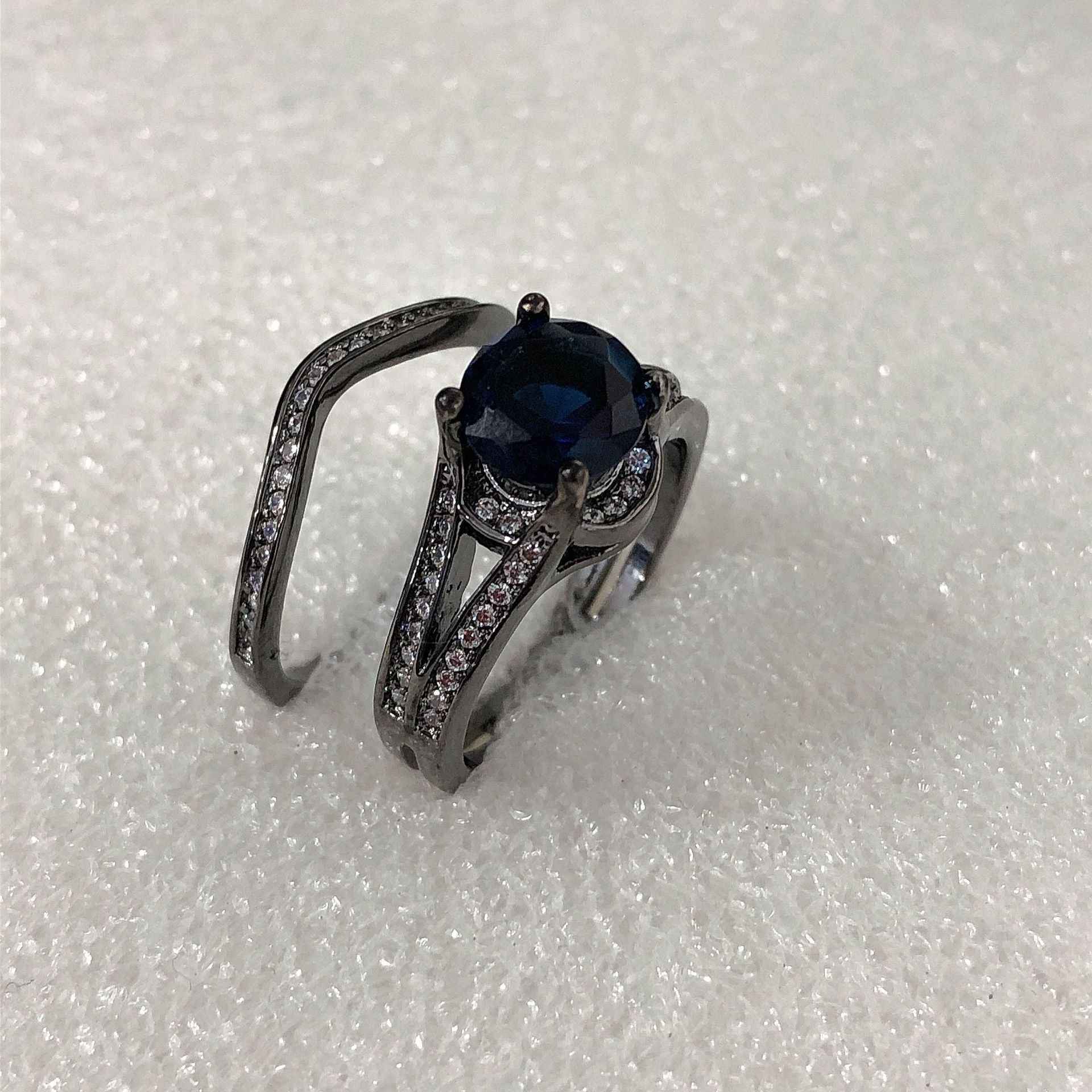 Copper Zircon Minimalist Ring