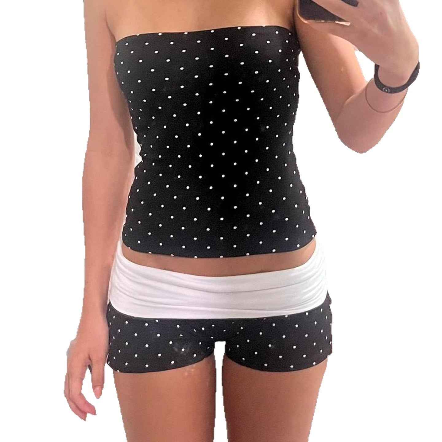 Shorts Two-Piece Set Chic Slimming Casual Sportswear Suit