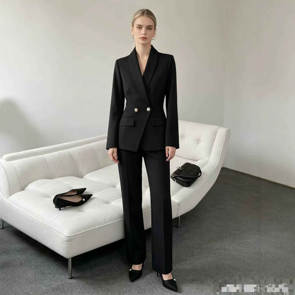 Women's Formal Blazer & Trouser Two-Piece Suit