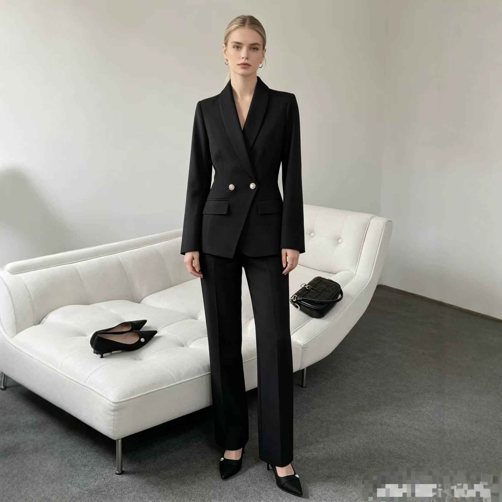 Women's Formal Blazer & Trouser Two-Piece Suit