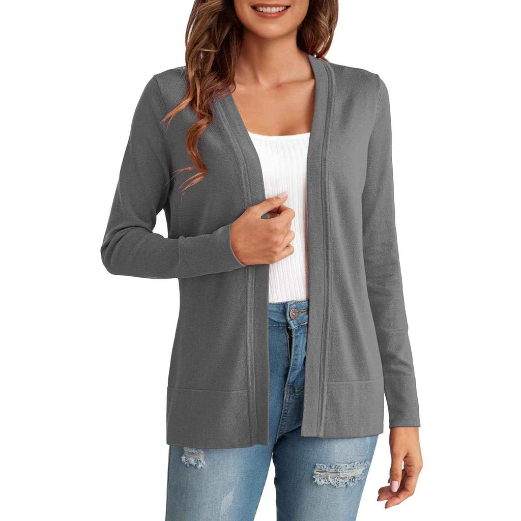 Loose Knitted Cardigan Coat – Casual All-Match Style