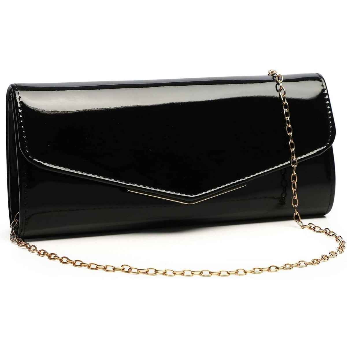 PU Chain Envelope Crossbody Bag — Urban Minimalist Style