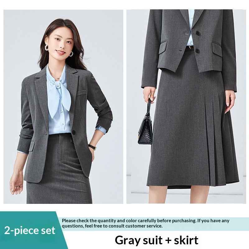 New Professional Attire Sophisticated Fashionable And Elegant Formal Suit And Skirt Set