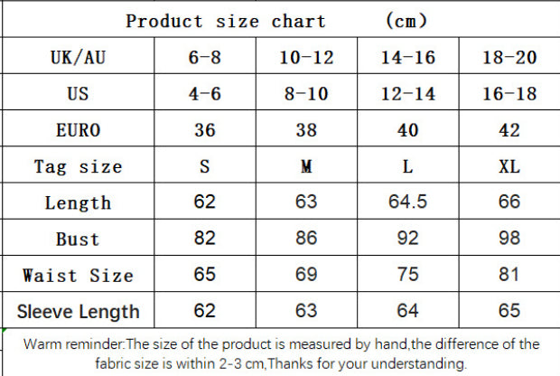 Women's Black Flared-Sleeve Long-Sleeve Top - S to XL bust, waist, sleeve and length measurements