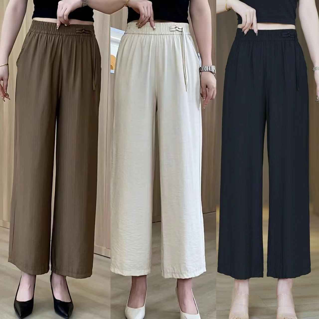 Summer New Chinese-style Capri Pants For Women