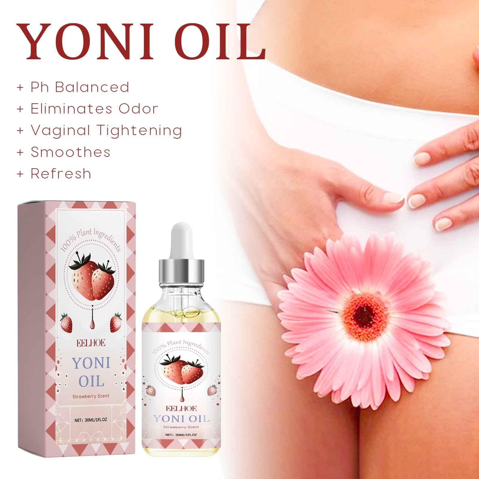 Plant Intimate Soothing Essential Oil – 30ml Calming Body Oil