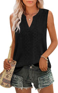 Sleeveless V-Neck Top — Loose Fit, 10 Colours