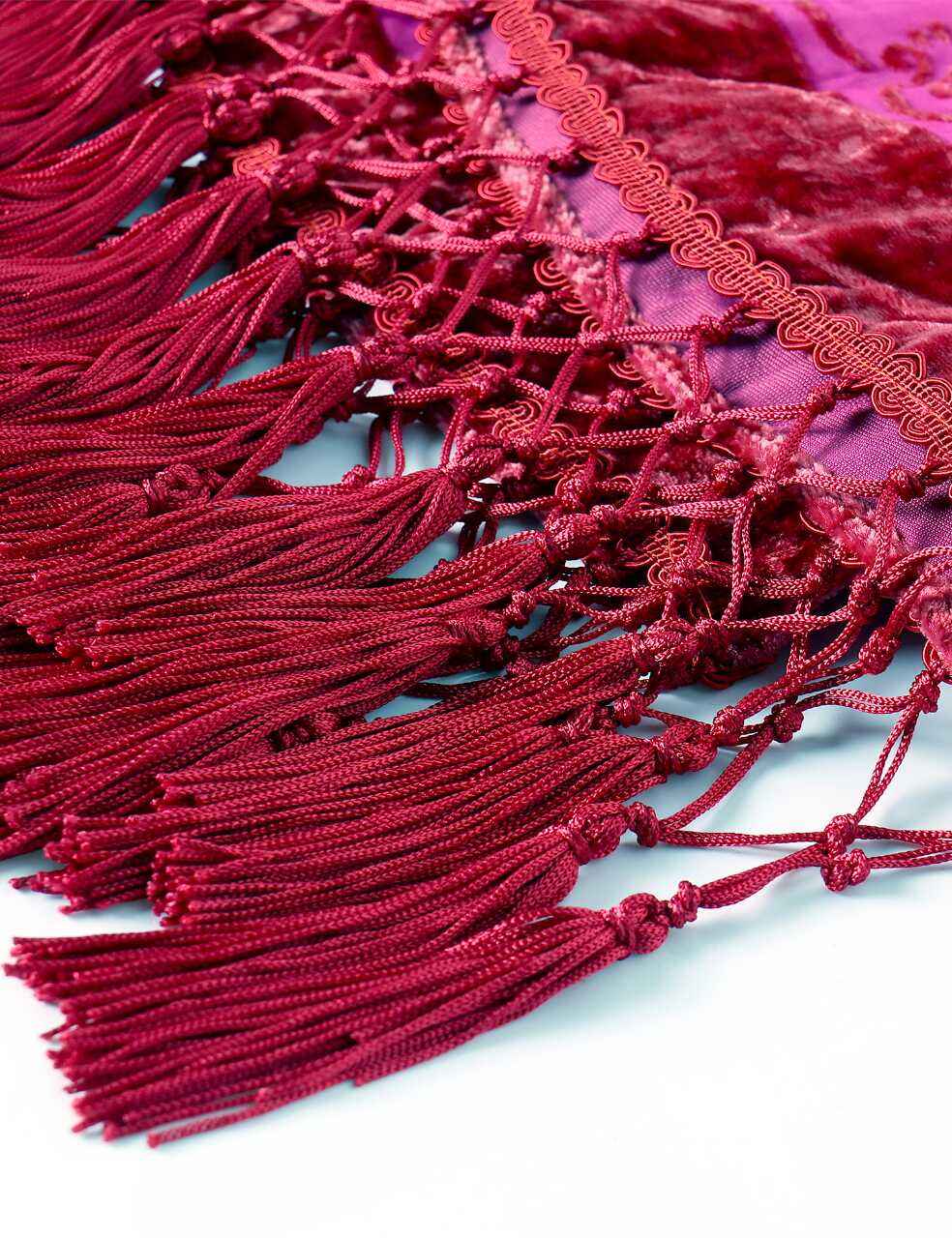 Bohemian Fringed Shawl – Handmade Long Wrap, 19 Colors