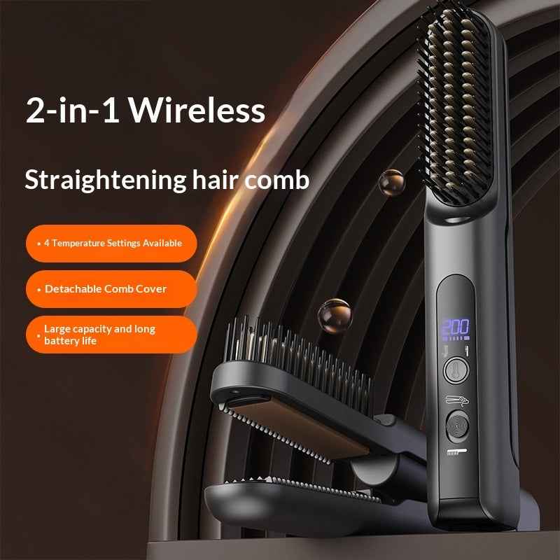 Cordless 2-in-1 Mini Hair Straightener & Curler