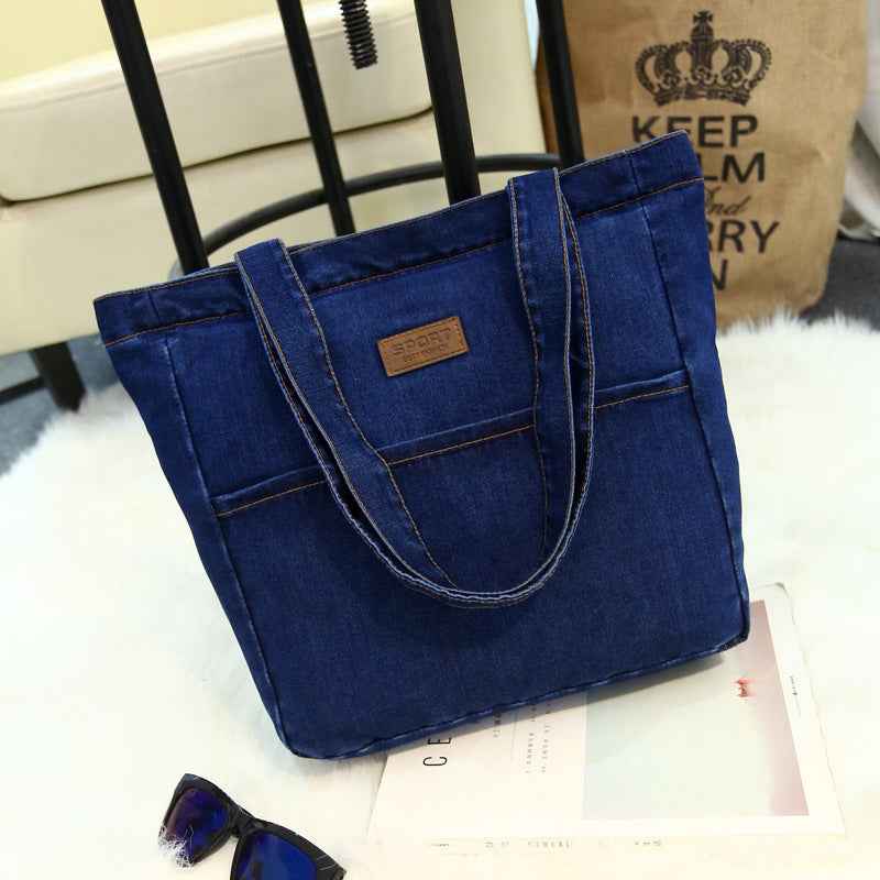 Denim Bag New Style Simple And Fashionable Korean style Fresh And Clean