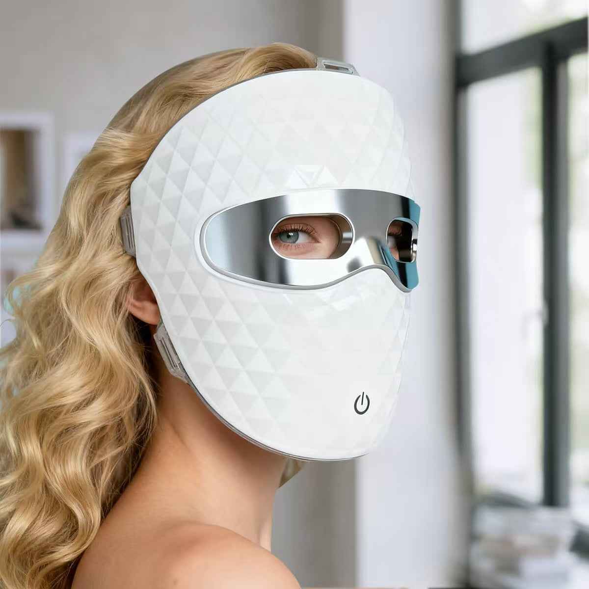 Red Light Therapy Facial Mask – 90 LED Skin-Softening Beauty Device