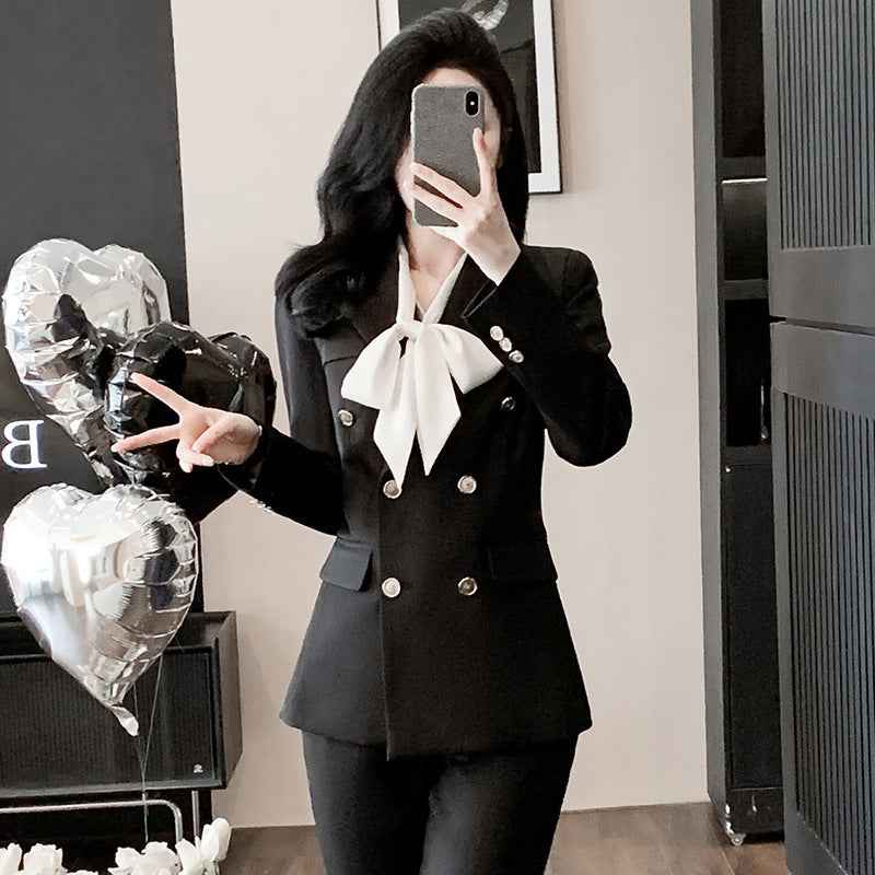 British-Style Formal Suit Set — Blazer & Trousers, 4 Colours, S–4XL