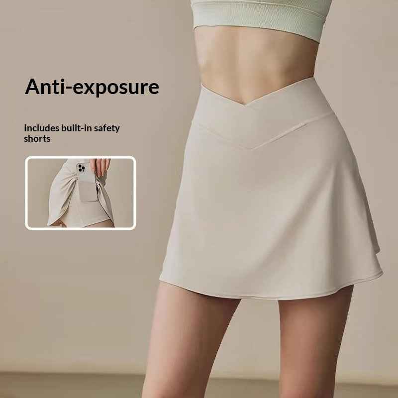 Plus-size Yoga Skirt-pants Set