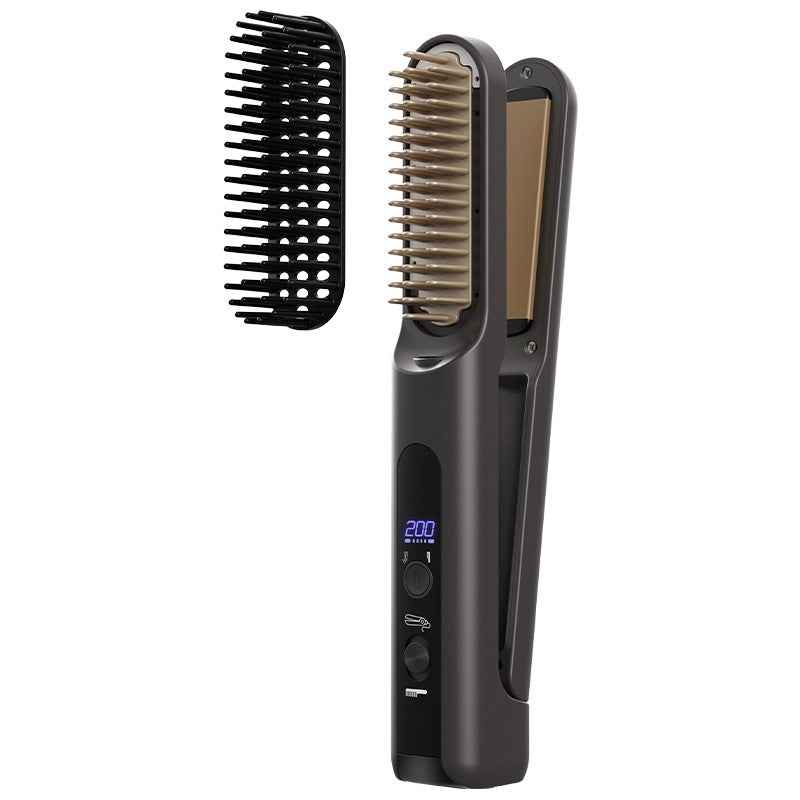 Cordless 2-in-1 Mini Hair Straightener & Curler