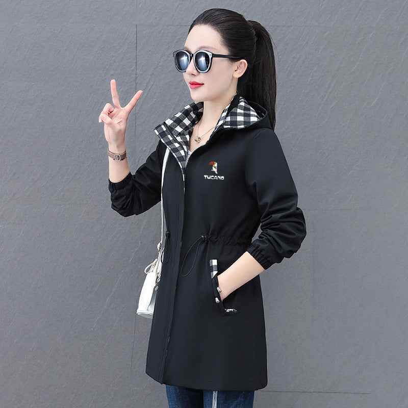 Women's Oversized Hooded Zip Jacket – Loose Fit, Long Sleeve | M–4XL