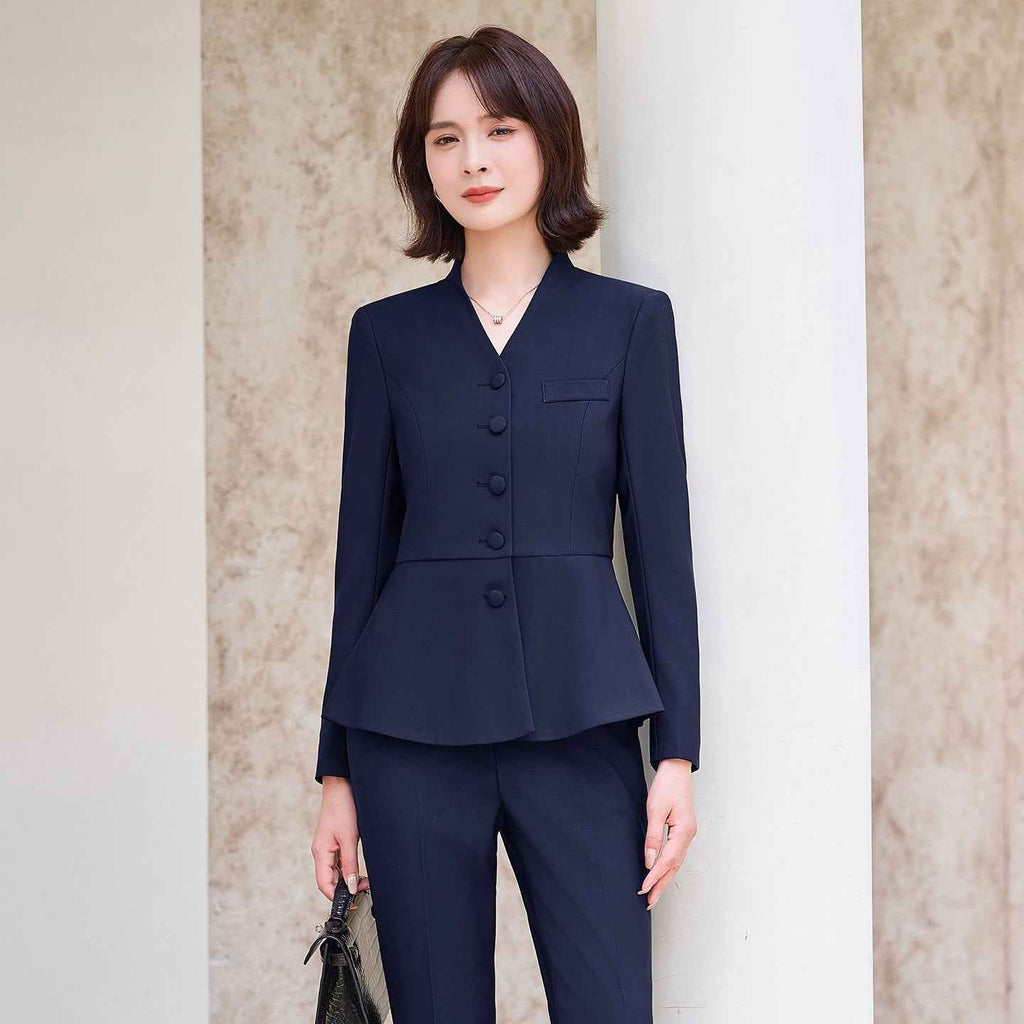 Collar Chanel-Style Suit