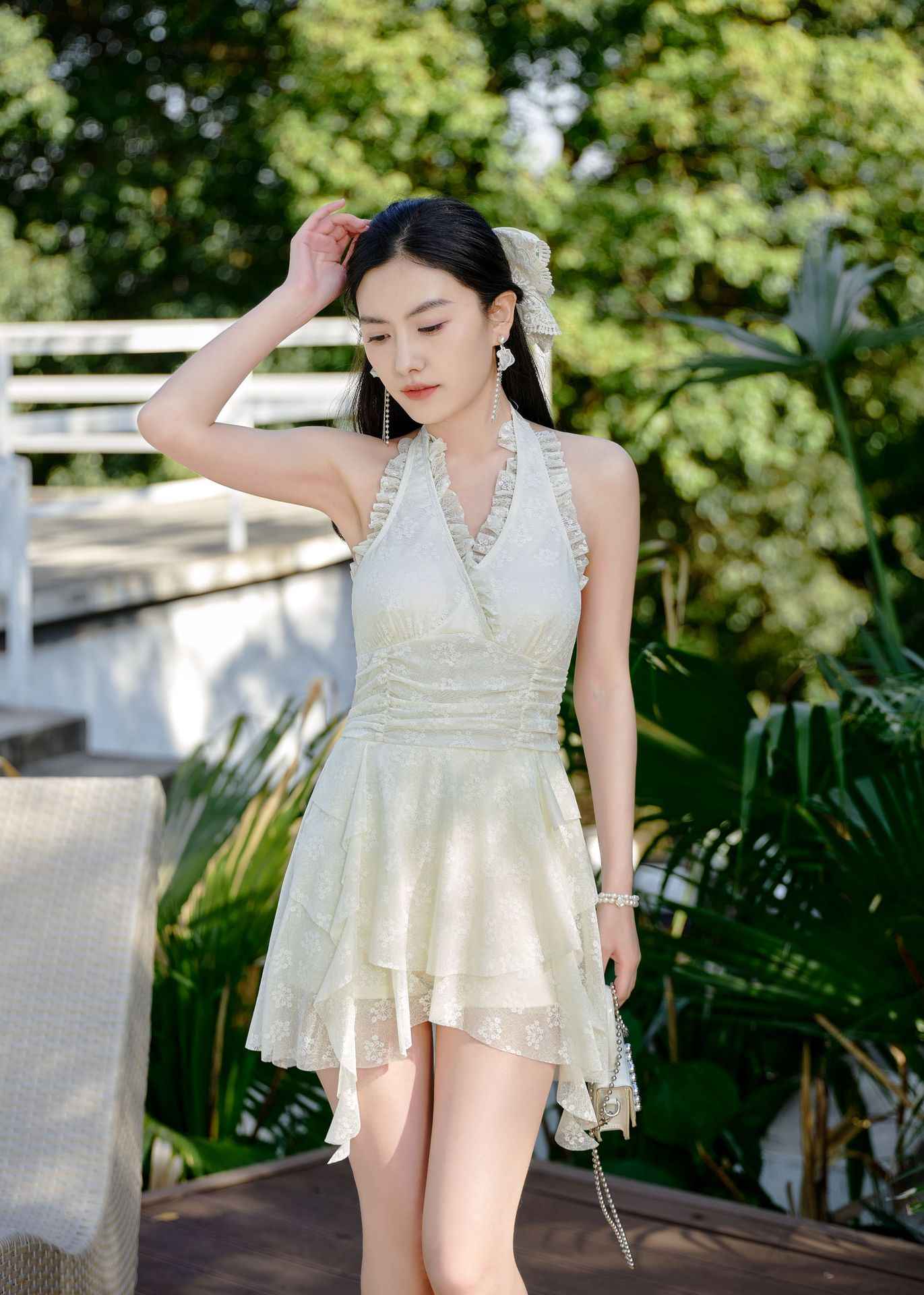 Backless Halterneck Bodycon Dress