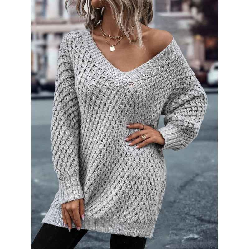 Women's Ultra-Thin Extra-Long Sleeve Strap Sweater — 5 Colours