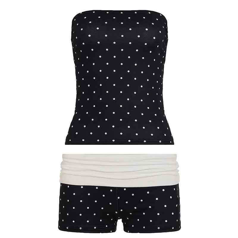 Shorts Two-Piece Set Chic Slimming Casual Sportswear Suit