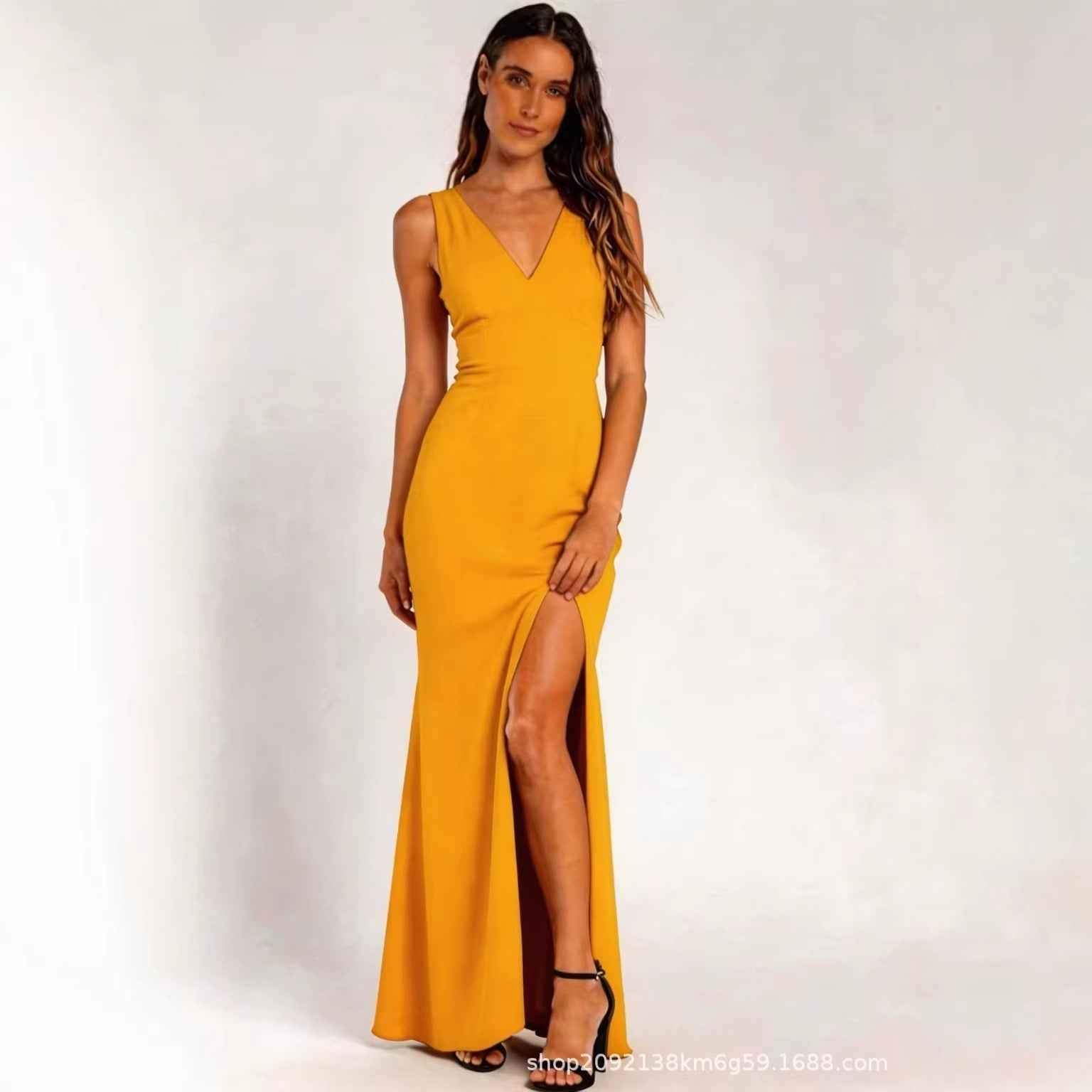 Womens Sleeveless Turtleneck Comfortable Casual And Slim-fit