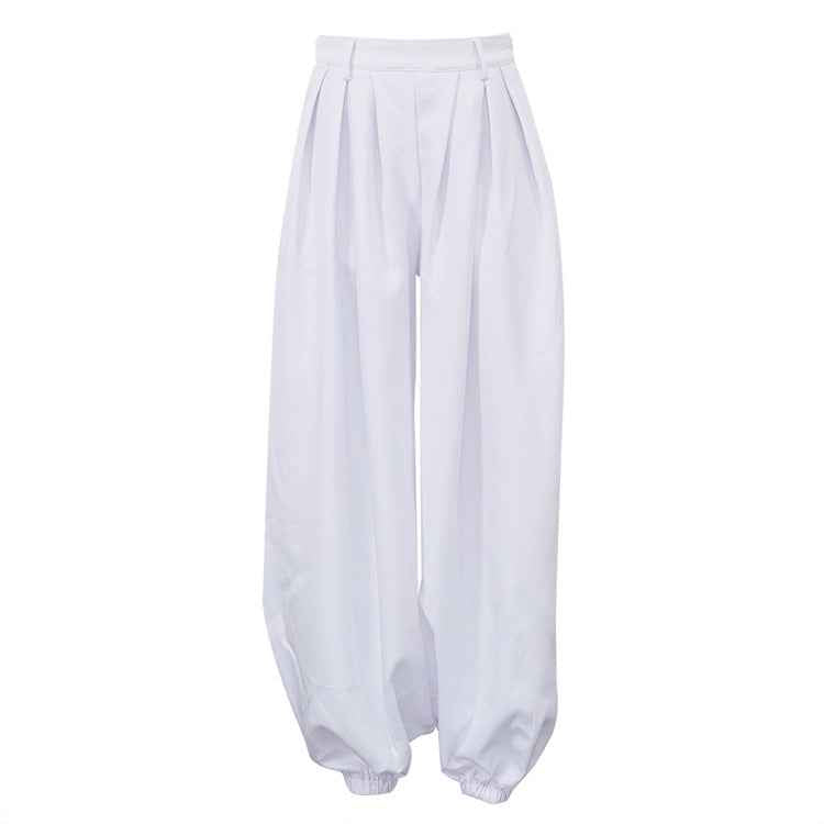 Women's High-Waist Balloon Pants — Wide-Leg Elasticated