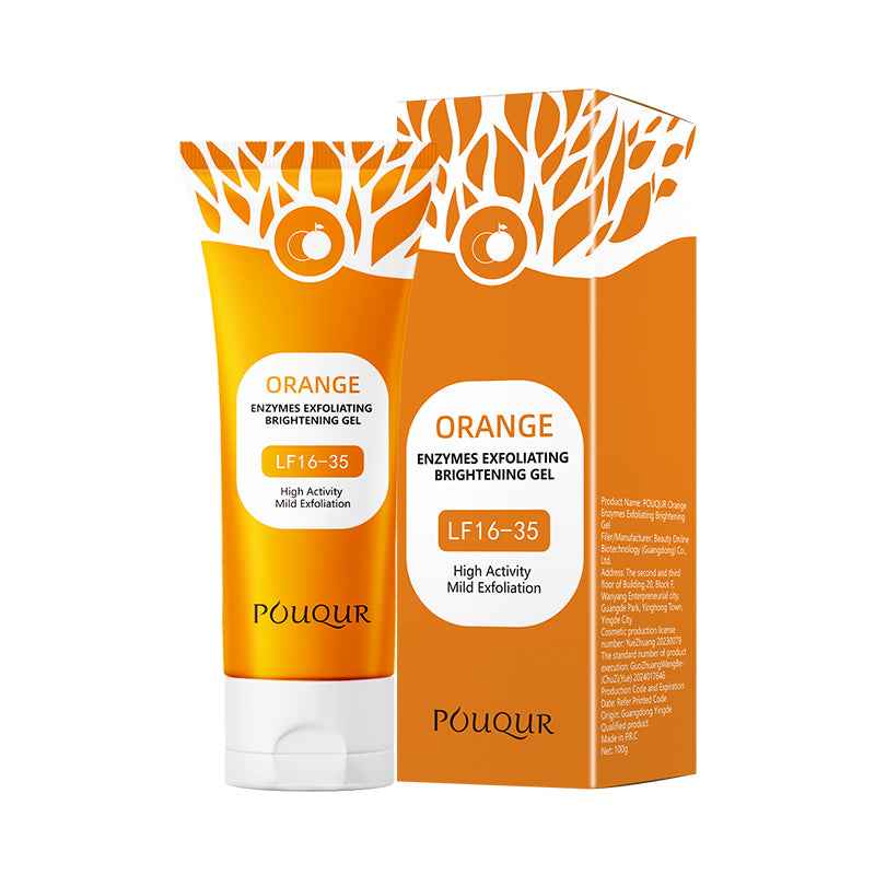 Orange Enzyme Exfoliating Brightening Gel – Glow-Boosting Scrub 100g