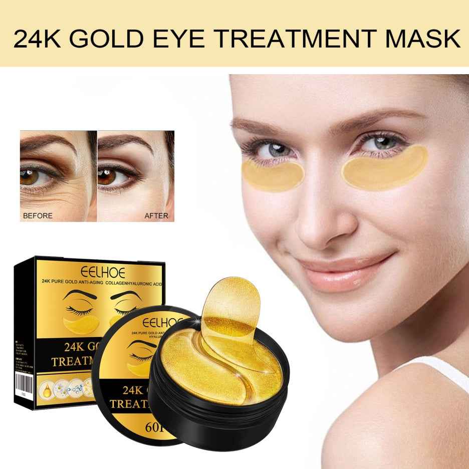 24K Gold Under-Eye Masks – 60 pcs