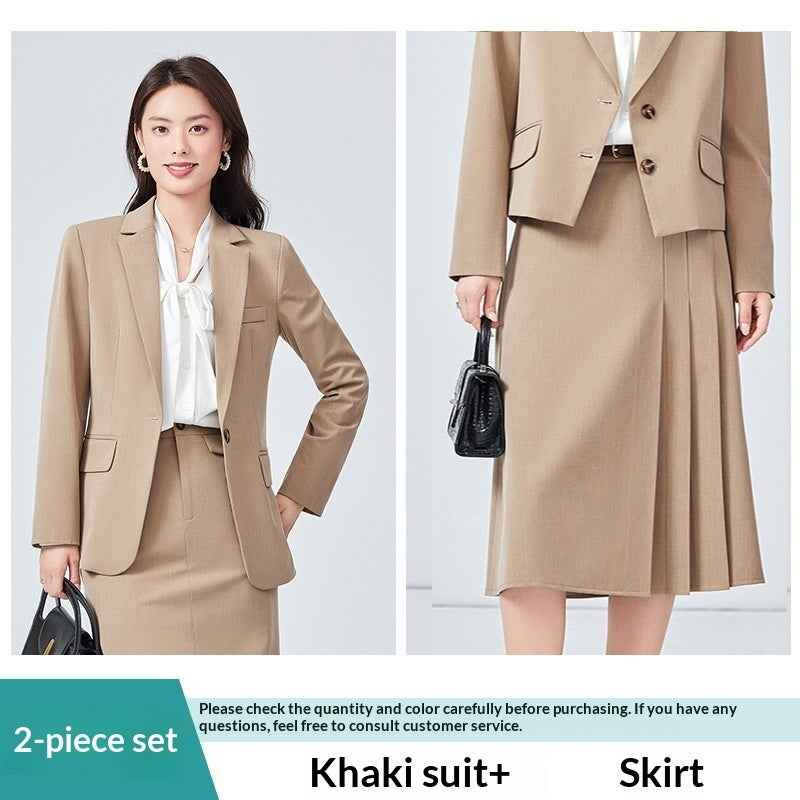 New Professional Attire Sophisticated Fashionable And Elegant Formal Suit And Skirt Set