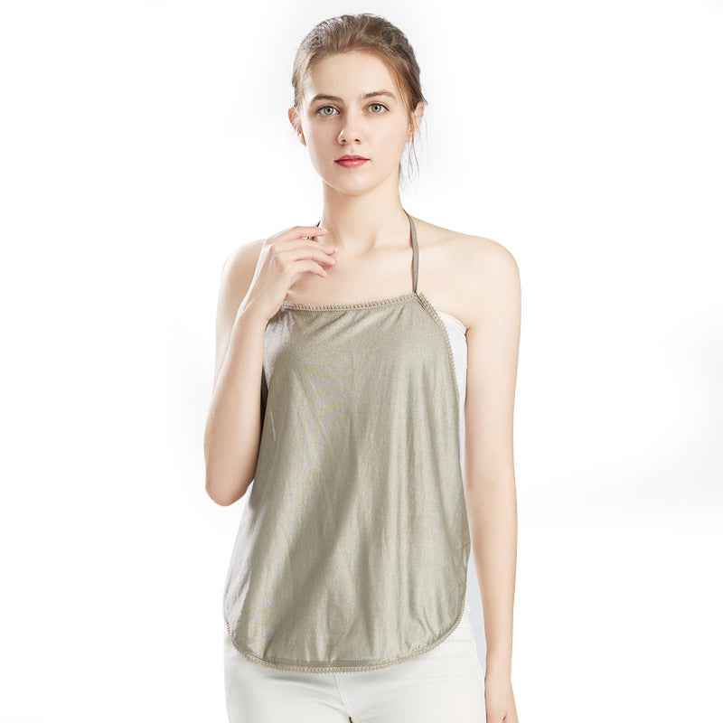 Womens Silver-fiber Camisole With Straps