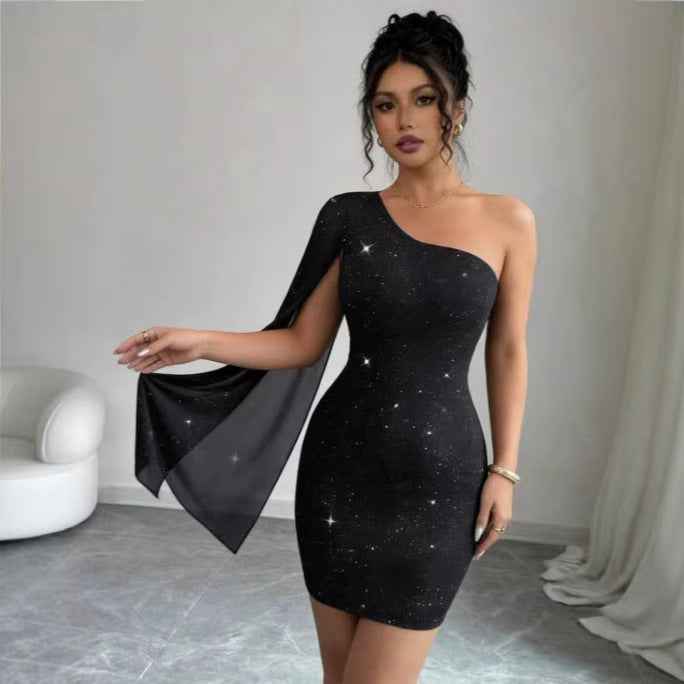 Elegant Waist-cinching Dress For Women
