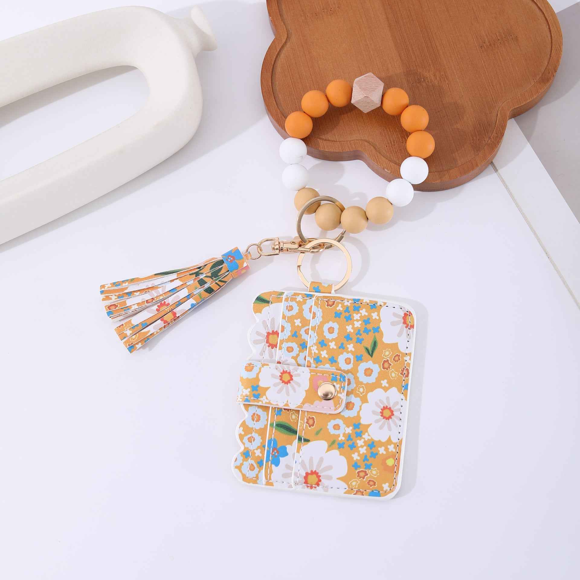 Women's Silicone Mini Wallet Keychain