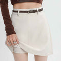 Womens Skirt A-line Design Solid Color Fashionable