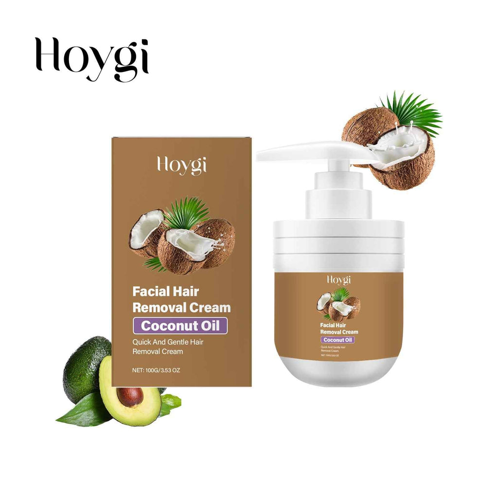 Coconut Facial Hair Removal Cream – Gentle & Skin-Safe Formula