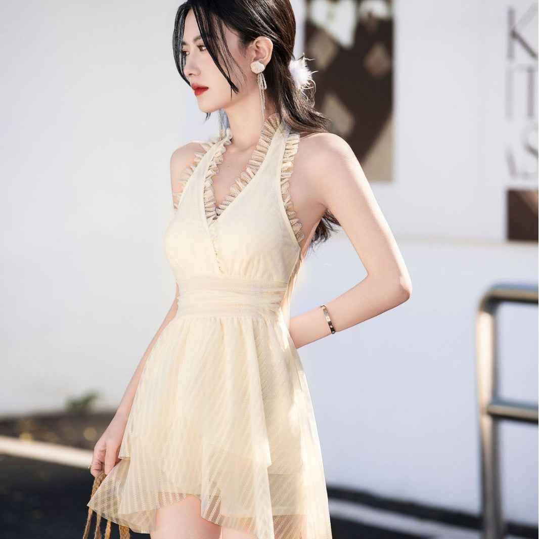Backless Halterneck Bodycon Dress