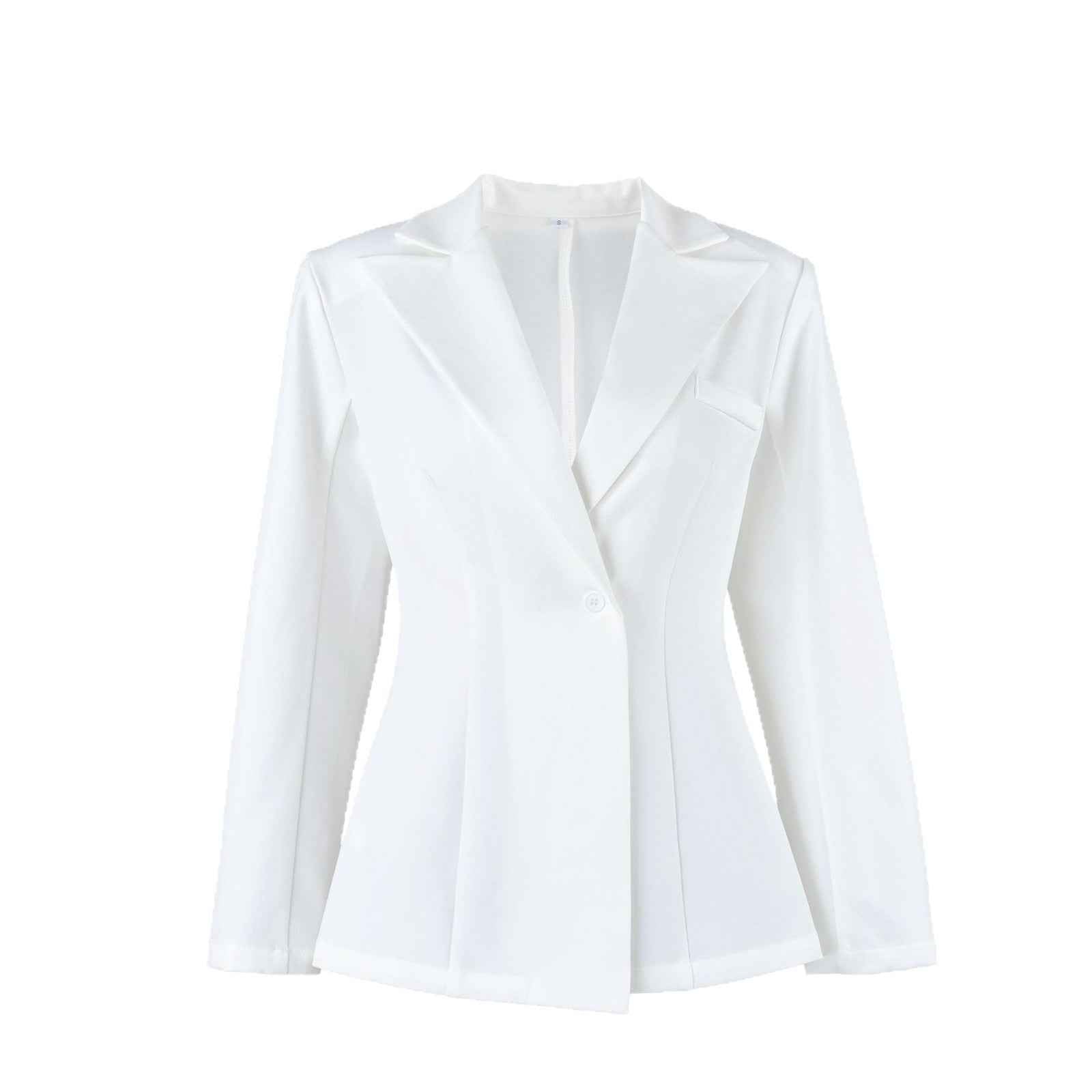 Retro Lapel Fashionable And Elegant Long-sleeve Blazer