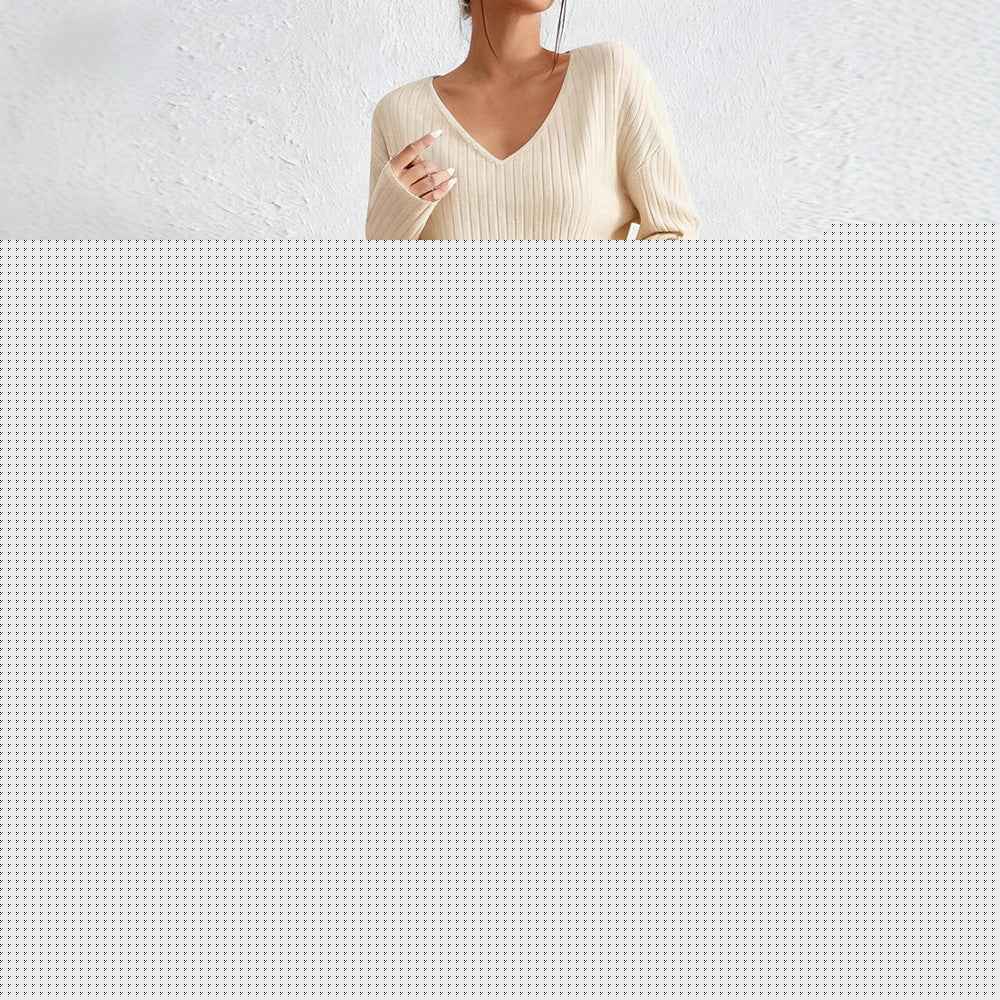 Casual Long-sleeve Top And Pants Two-piece Set