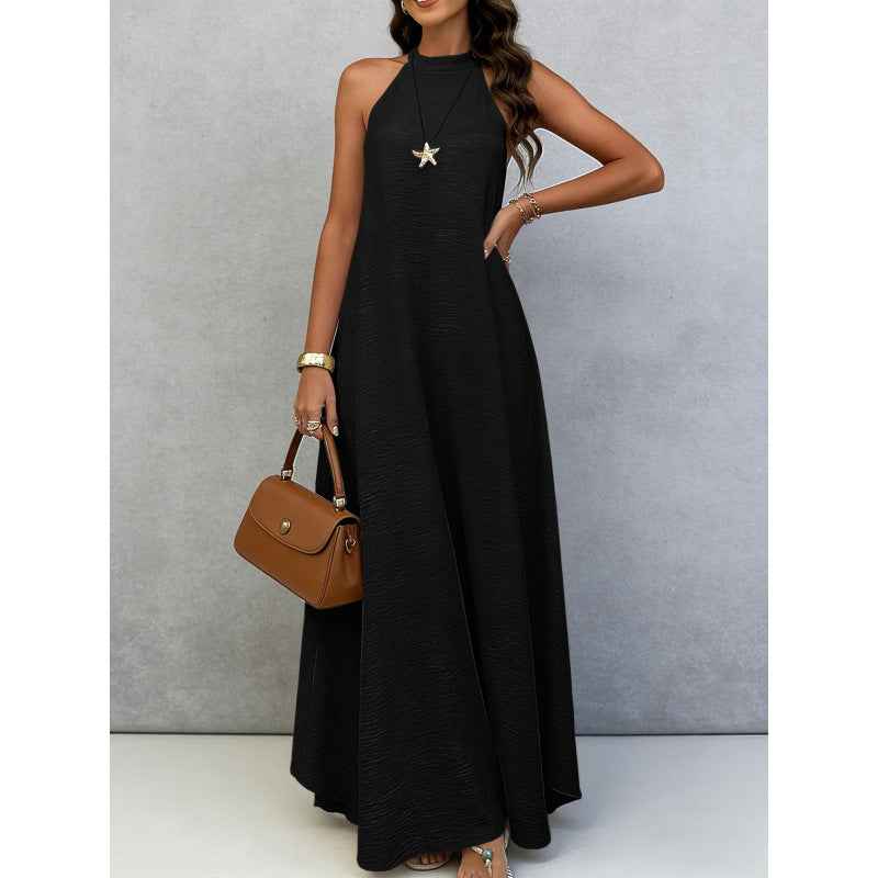 Women's Sleeveless A-Line Maxi Dress