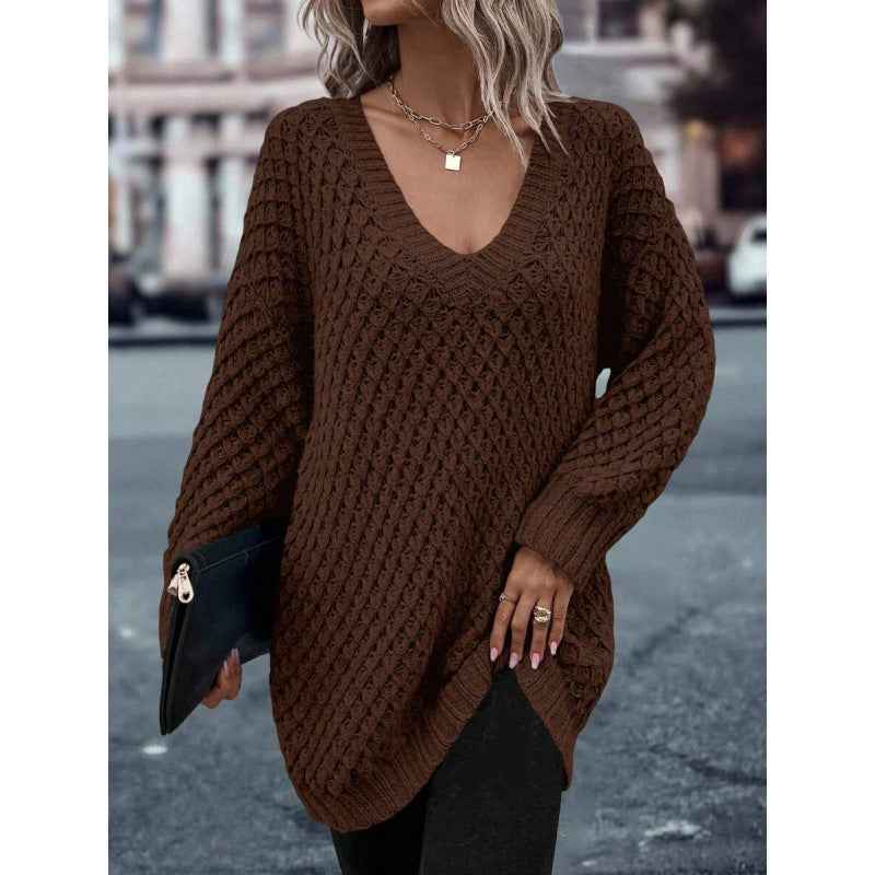 Women's Ultra-Thin Extra-Long Sleeve Strap Sweater — 5 Colours