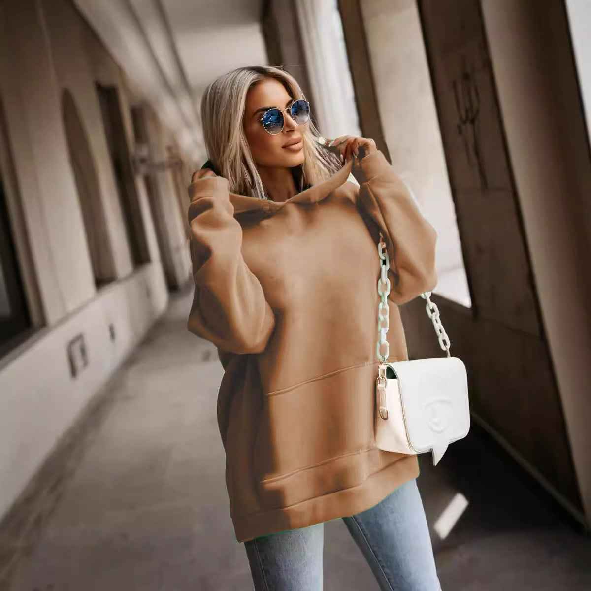 Loose-Fit Hooded Sweatshirt