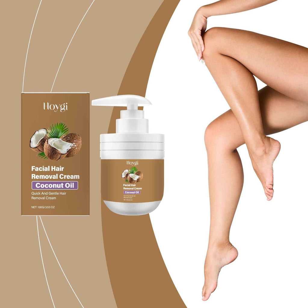 Coconut Facial Hair Removal Cream – Gentle & Skin-Safe Formula