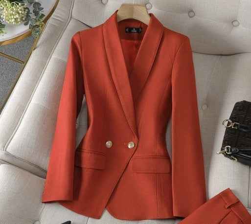 Women's Formal Blazer & Trouser Two-Piece Suit