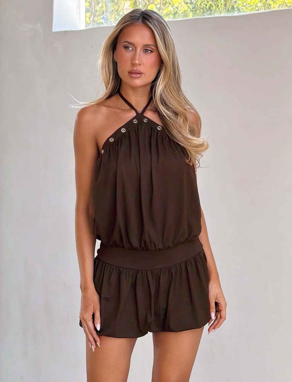 Figure-flattering Vacation-style Dress For Women