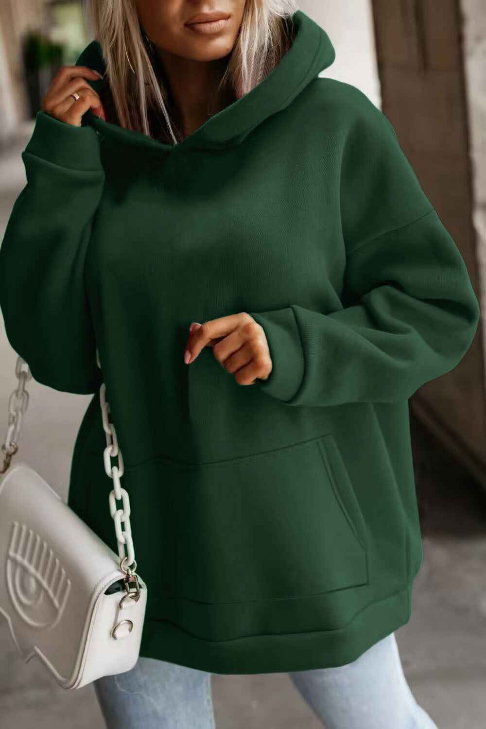 Loose-Fit Hooded Sweatshirt