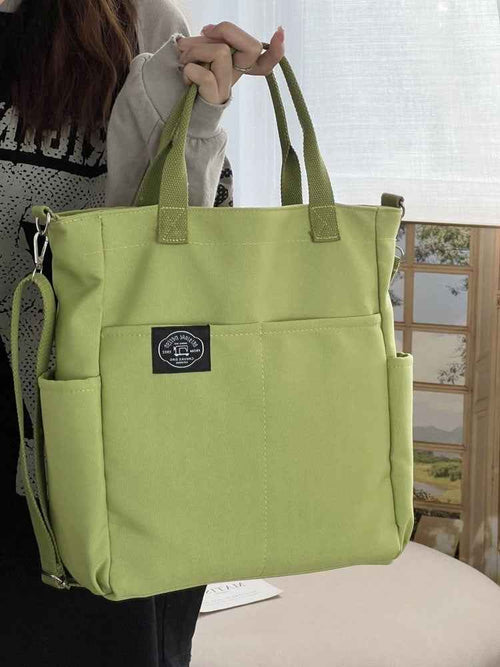 Aesthetic Canvas Tote Bag – Oversized Polyester Shopper