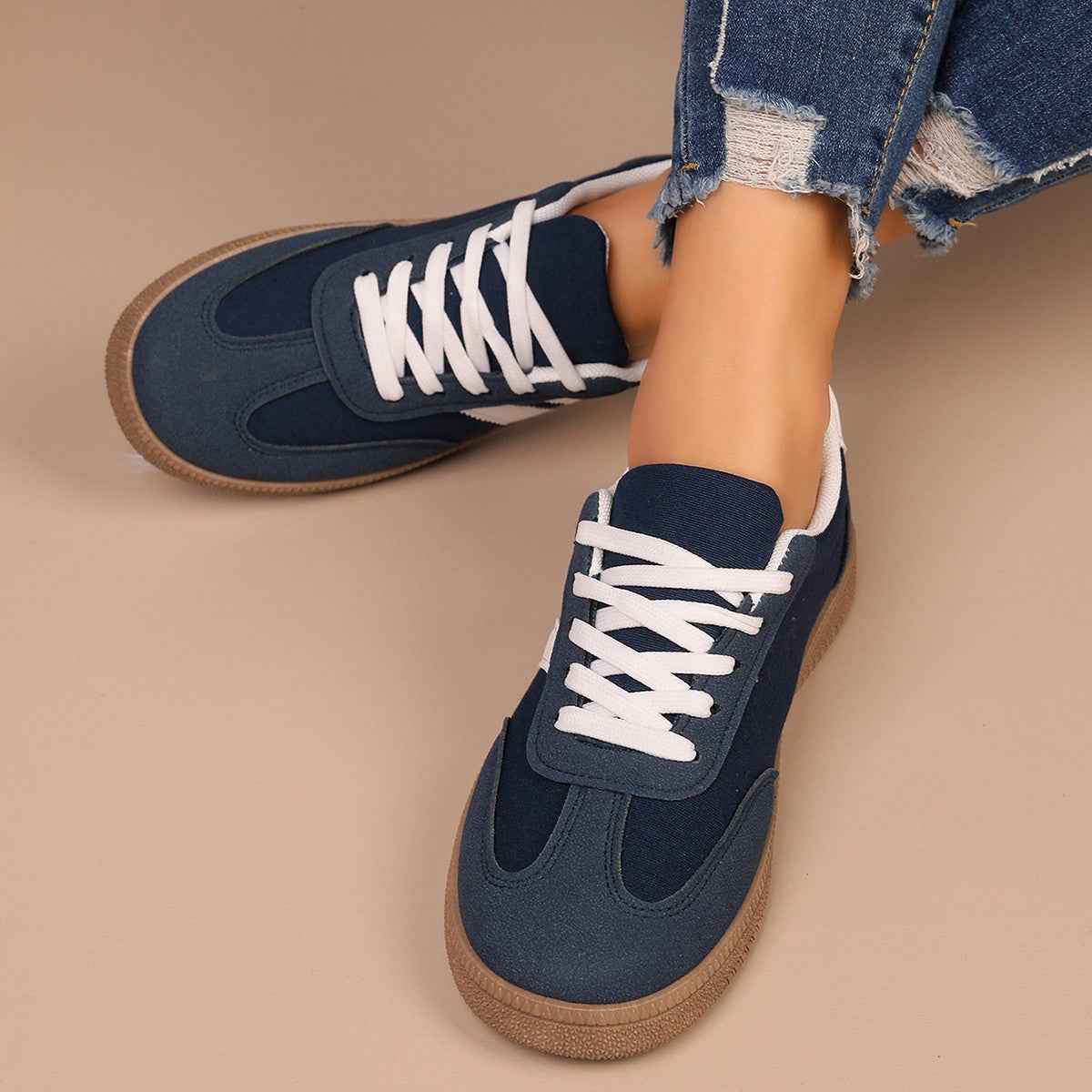 Women's Colour-Block Hiking Sneakers