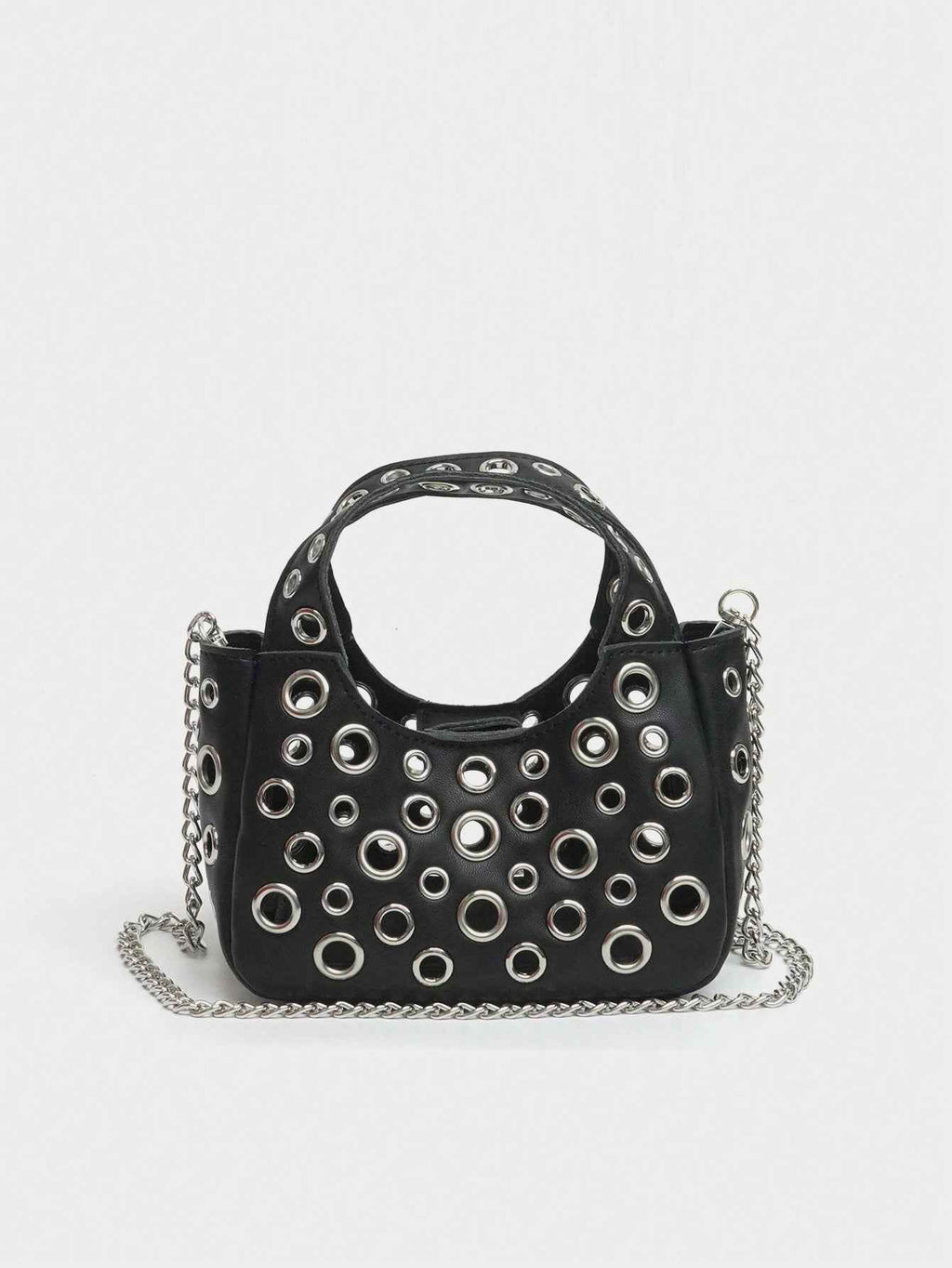 Rivet Bucket Bag — PU Crossbody, Vintage Style, 4 Colours