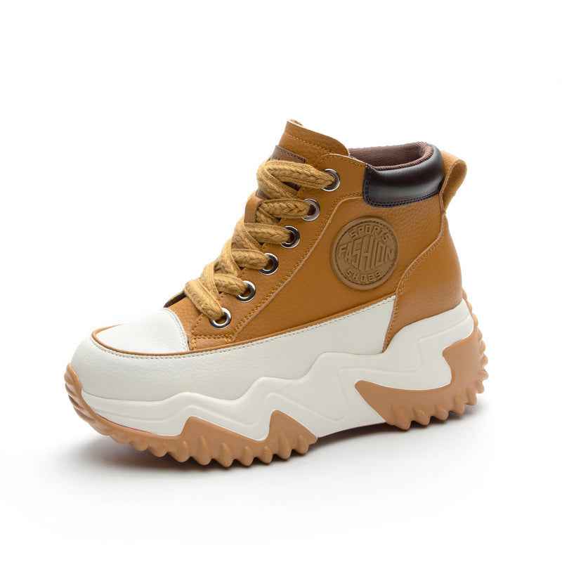 Women's Wedge Heel High-Top Sneakers
