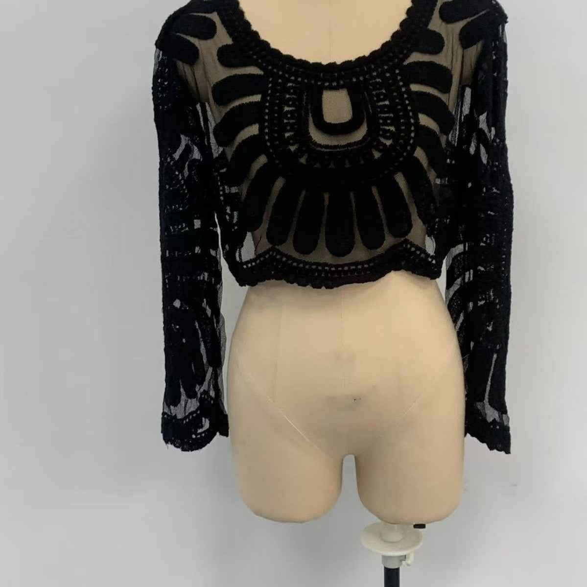 Women's Sheer Beach Cardigan Top — Lightweight Cover-Up